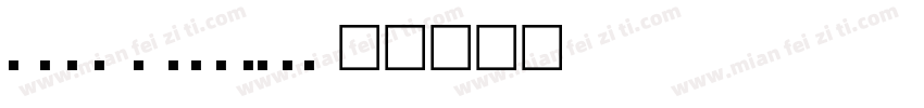Andy Regular字体转换